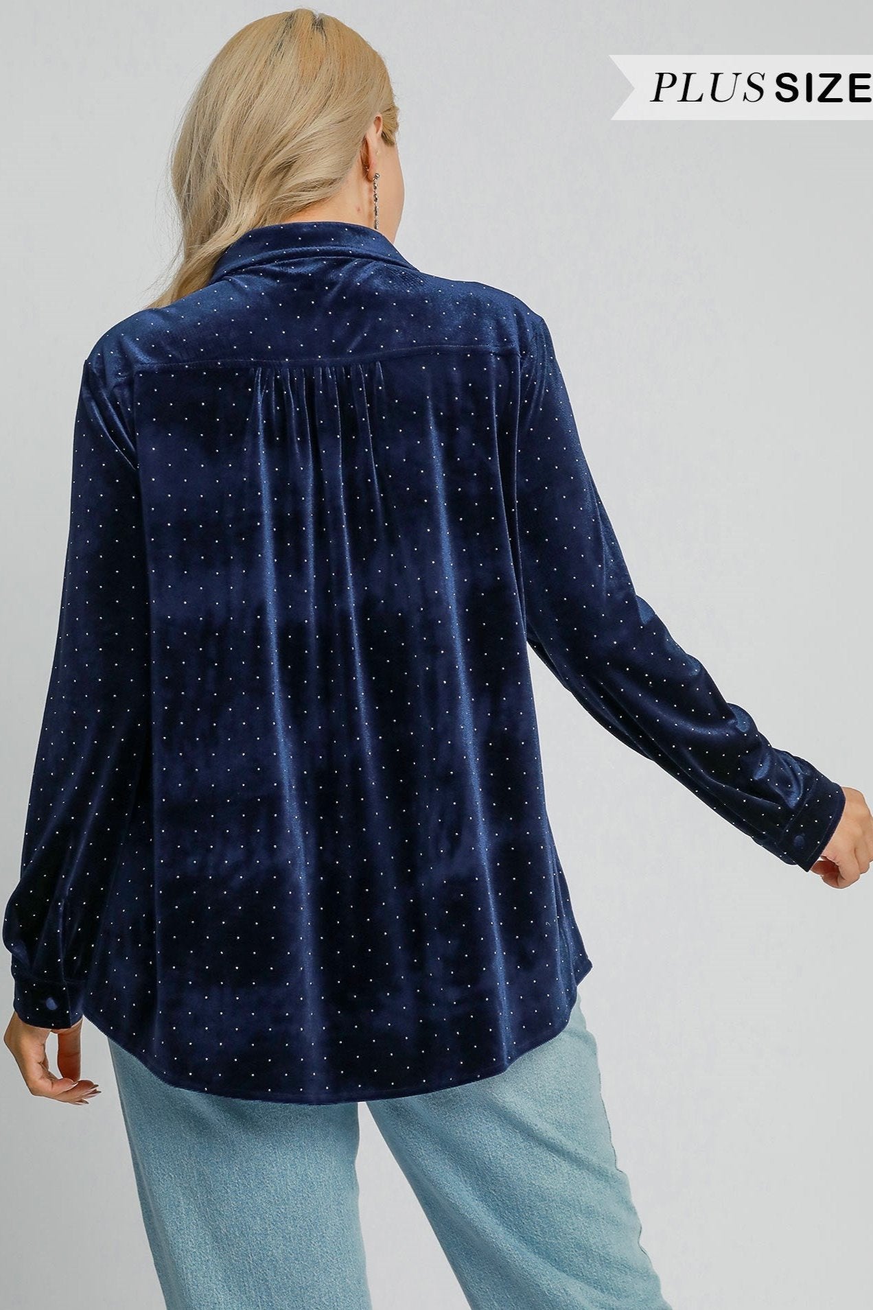 Beaded Velvet Shirt