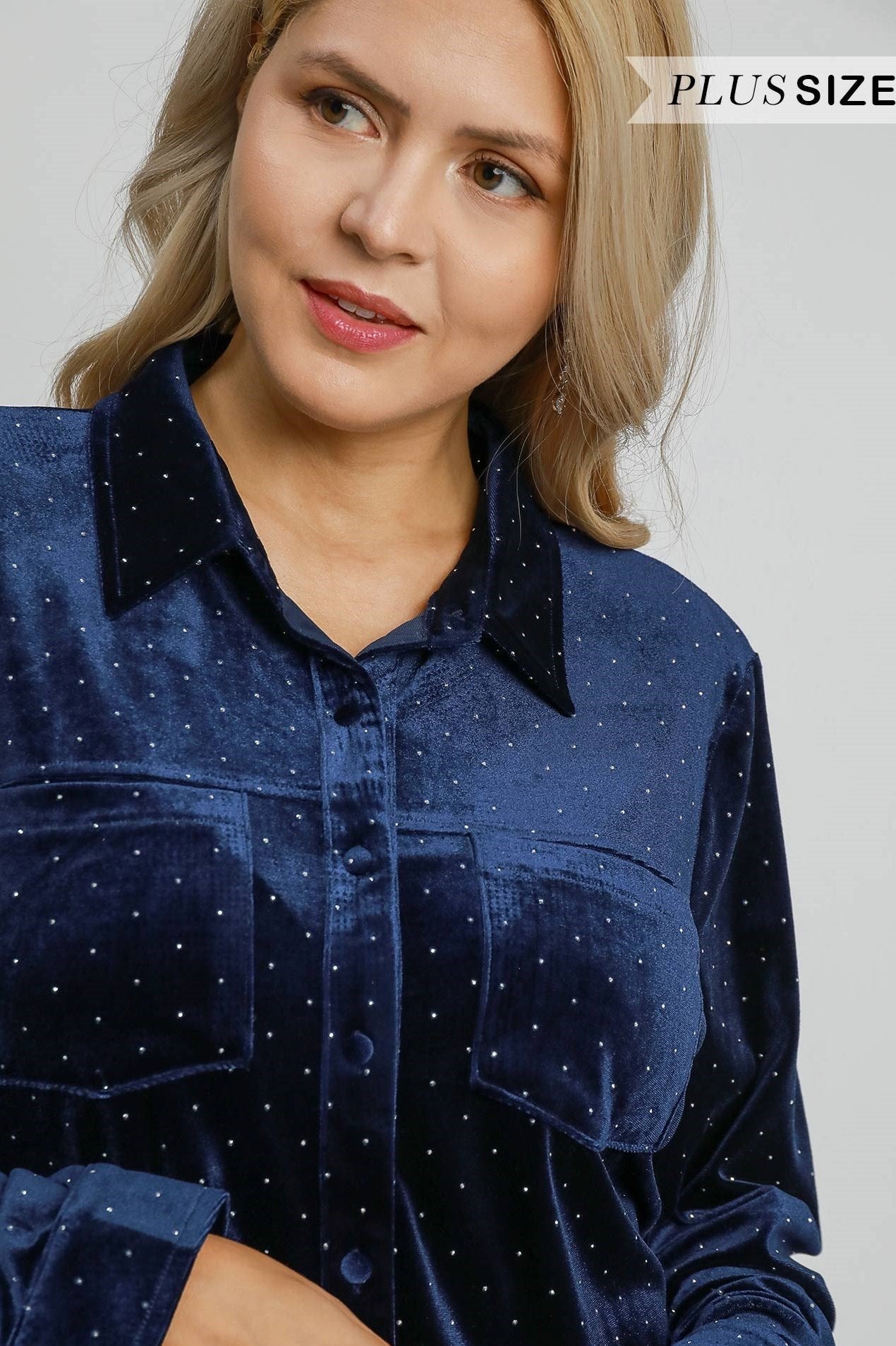 Beaded Velvet Shirt