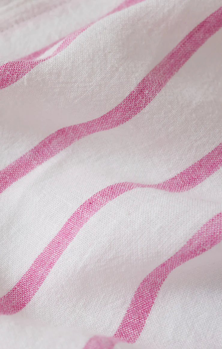 The Perfect Linen Striped Top