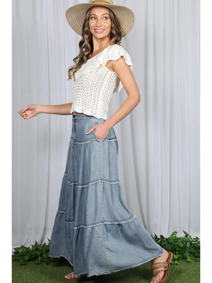 Retro Maxi Skirt