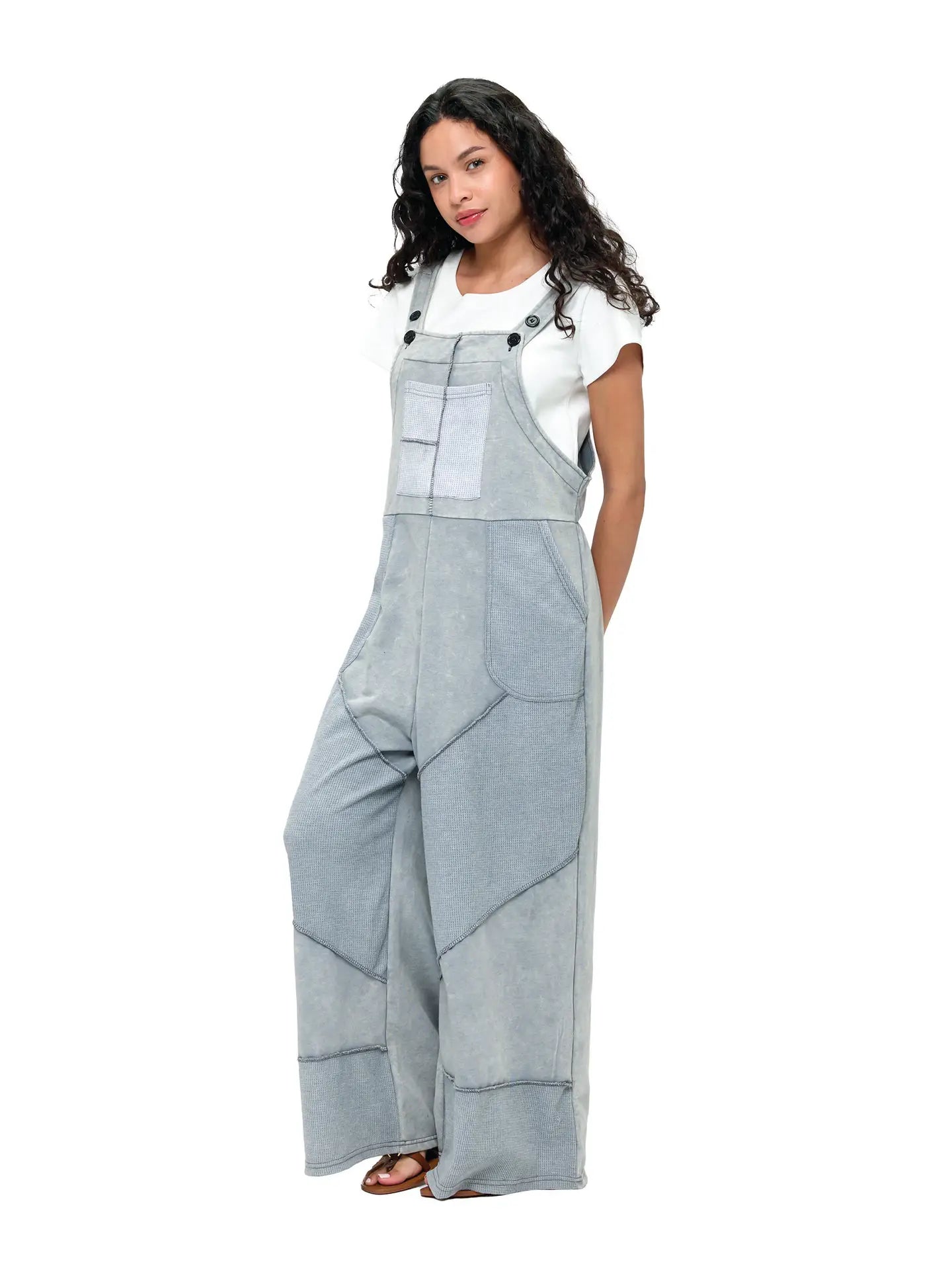 Free Spirit Waffle Overalls