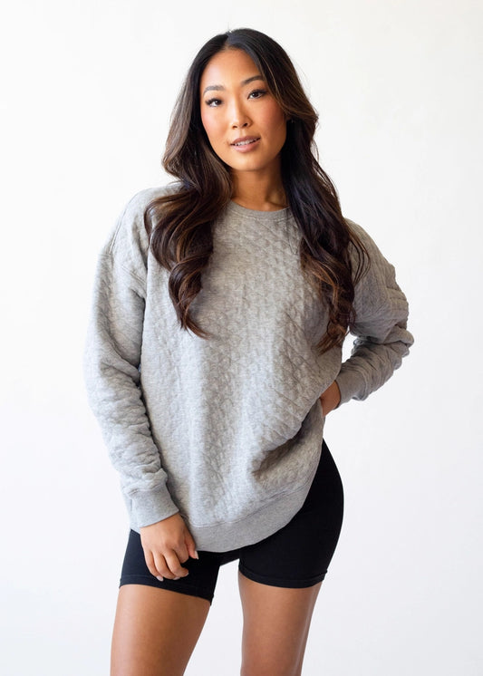Quilted Pullover