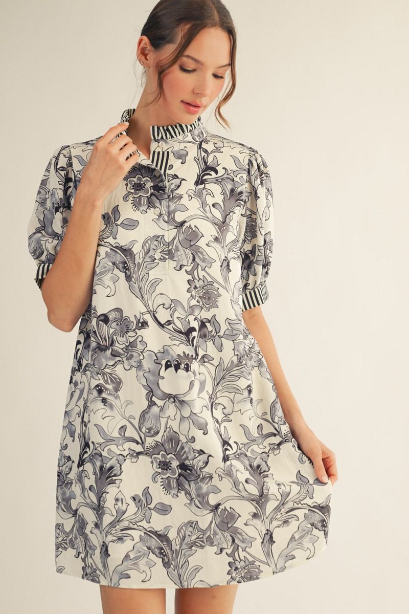 Tropical Floral Dress