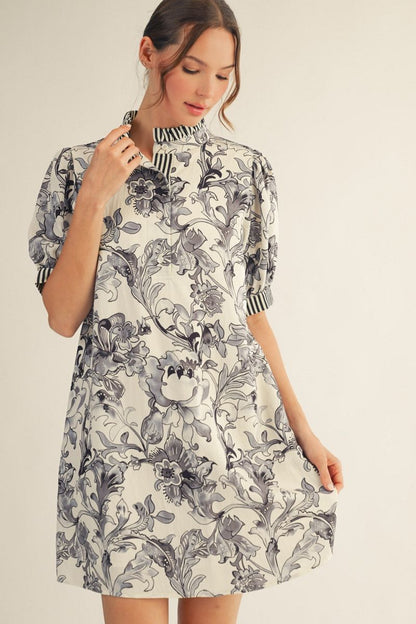 Tropical Floral Dress