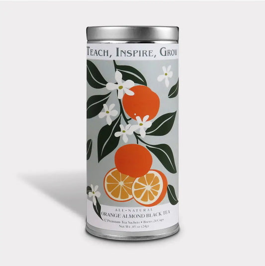 Teach, Inspire, Grow - 12 Tea Sachets - Tall Tin