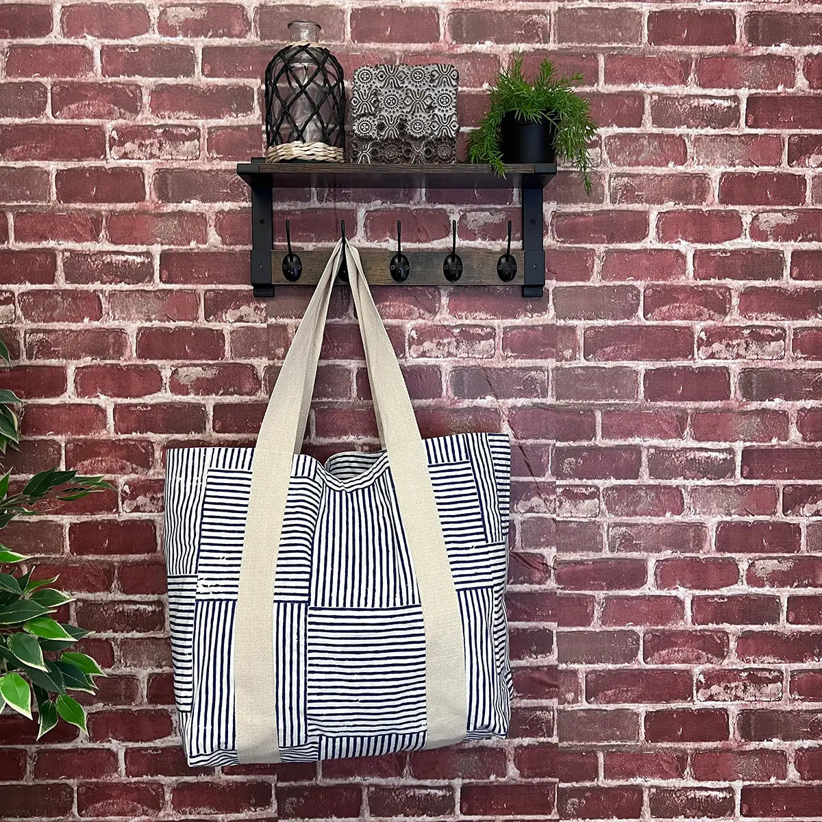 Sailor Chic Handcrafted Canvas Bag
