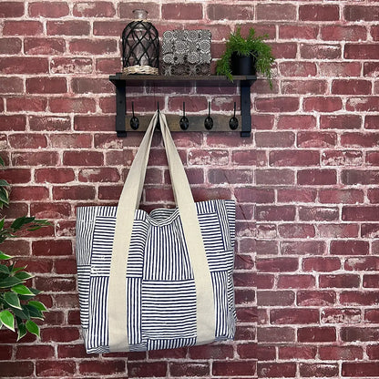 Sailor Chic Handcrafted Canvas Bag