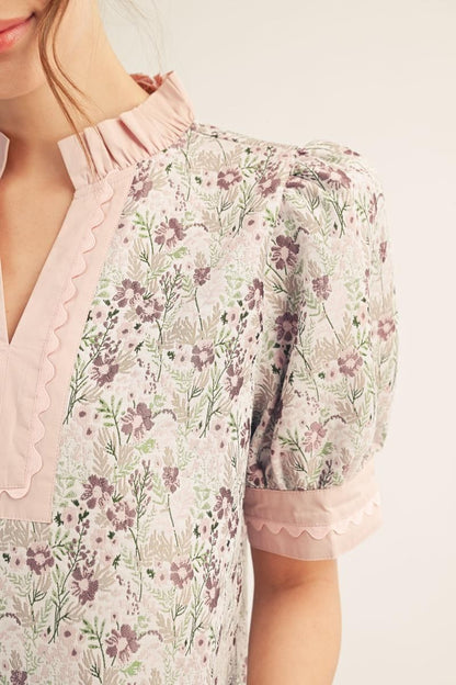 Jacquard Ric-Rac Dress