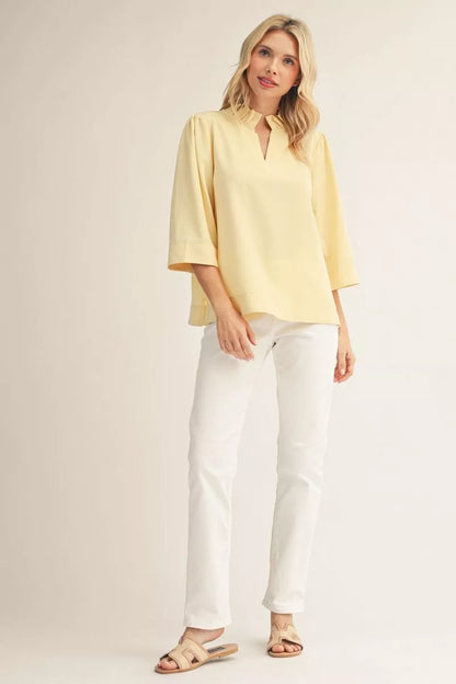 Ruffle Neck Blouse