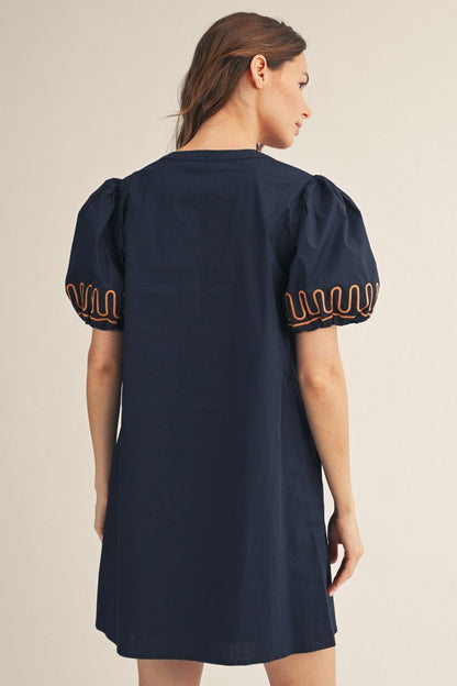 Abstract Shift Dress