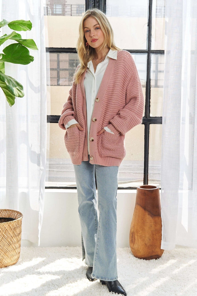 Button Down Comfy Cardigan