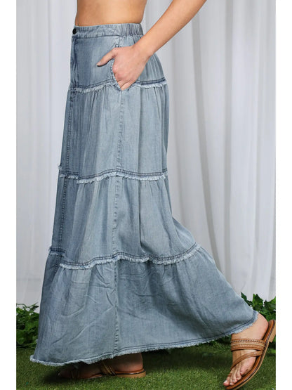 Retro Maxi Skirt