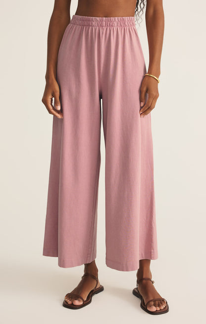 Scout Jersey Flare Pant in Pink Smoke