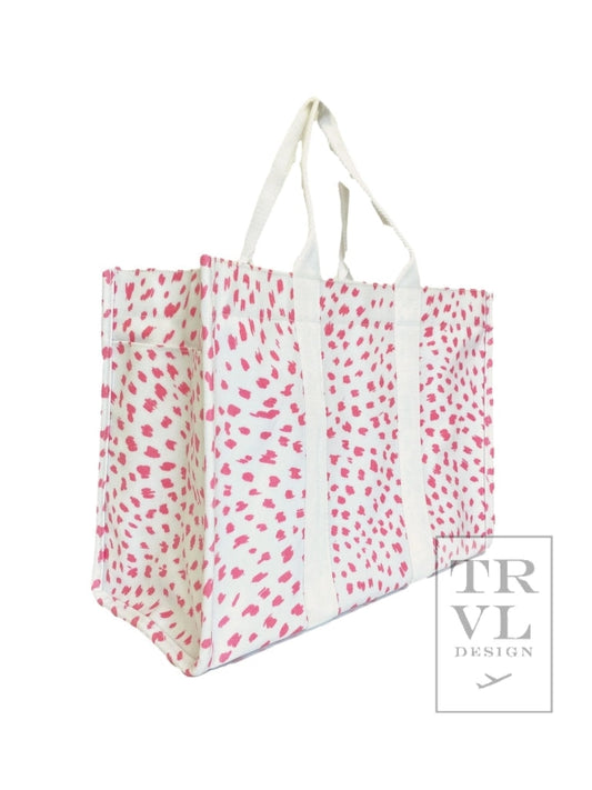 Spot On! Large Tote in Spot Pink