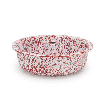 Crow Canyon Splatter Enamelware Bundt Pan