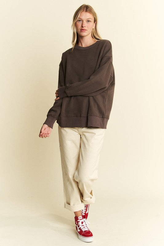 Long Sleeve Oversized Sweatshirt