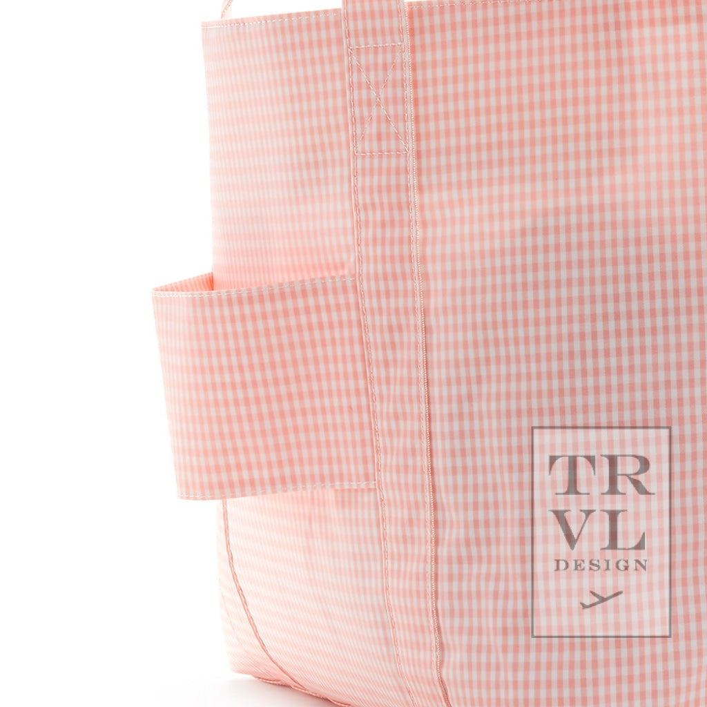 Jumbo Tote Tote in Gingham Taffy