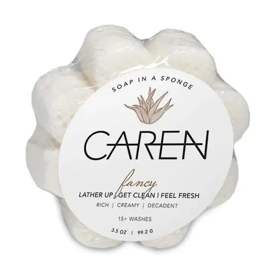 Caren Fancy Soap in A Sponge