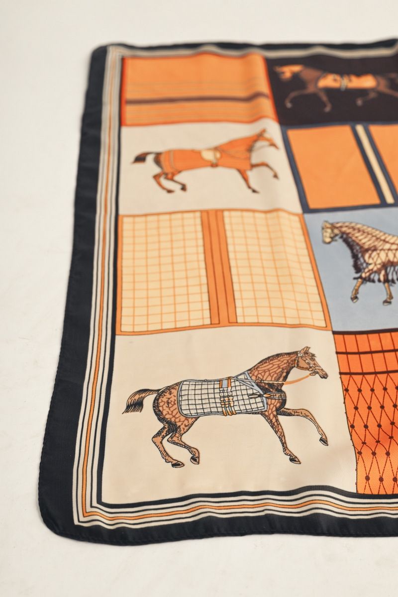 Equestrian Silk Scarf
