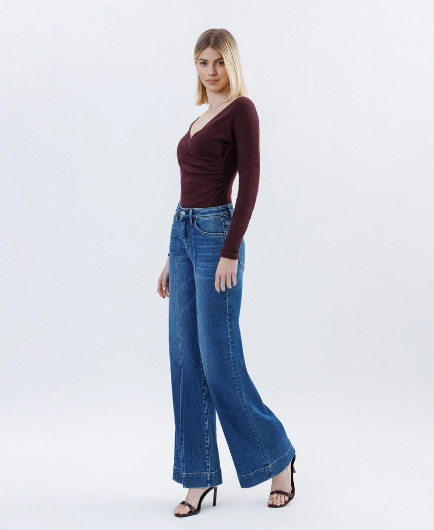 Comfort Stretch Wide Leg Trousers