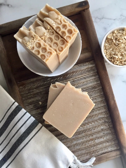 Oatmeal, Milk, & Honey Goat Milk Soap Bar