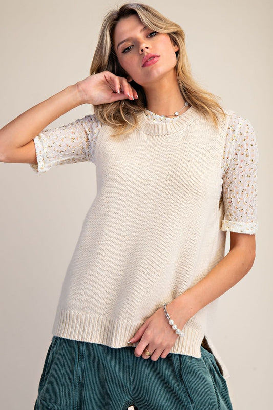 Hi-Low Sweater Vest