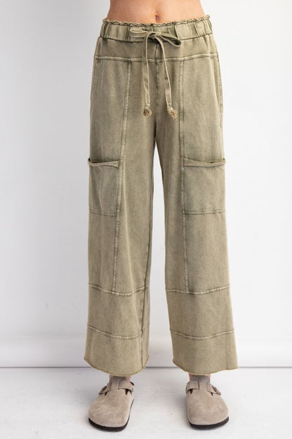 Mineral Washed Cargo Pants