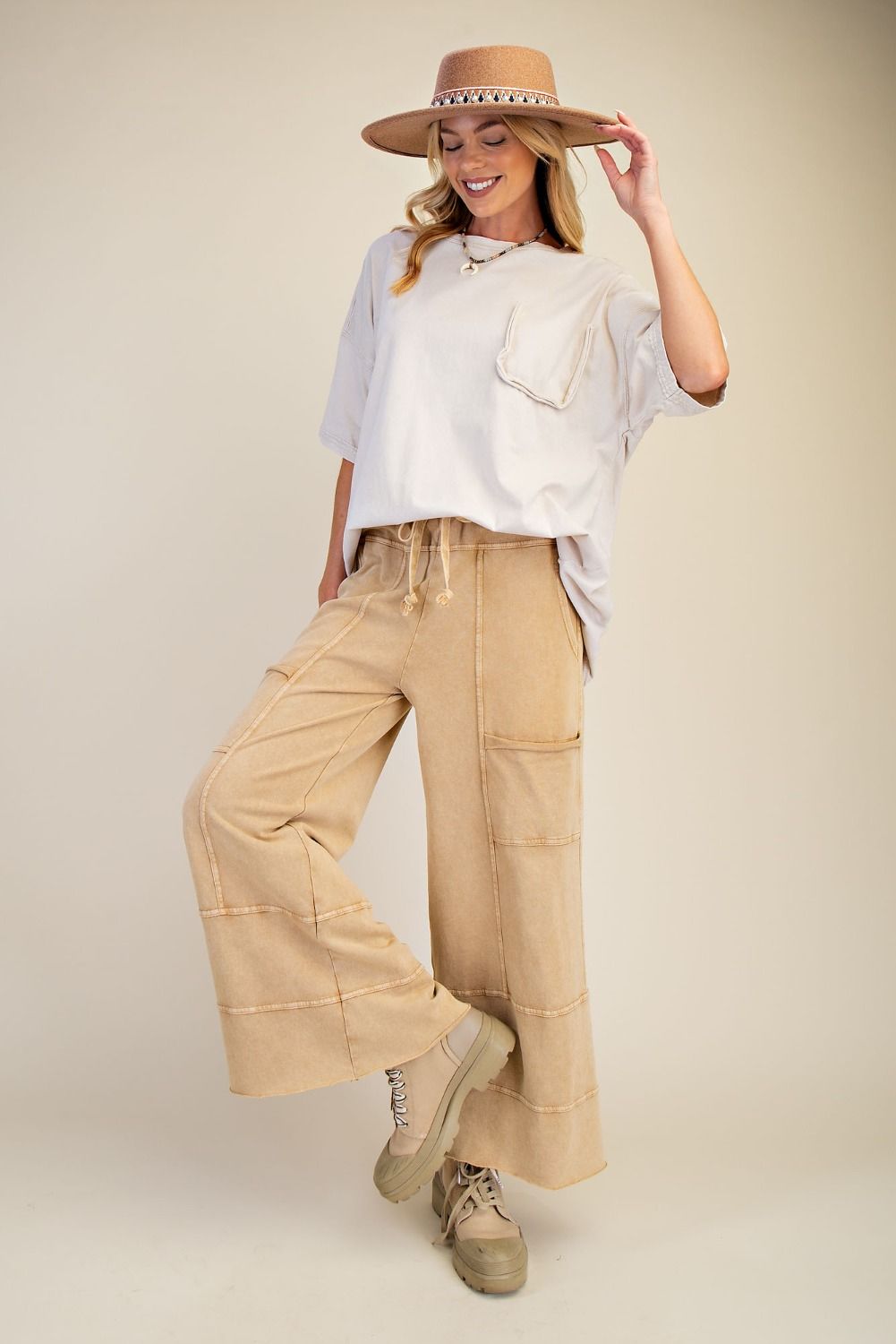 Mineral Washed Cargo Pants