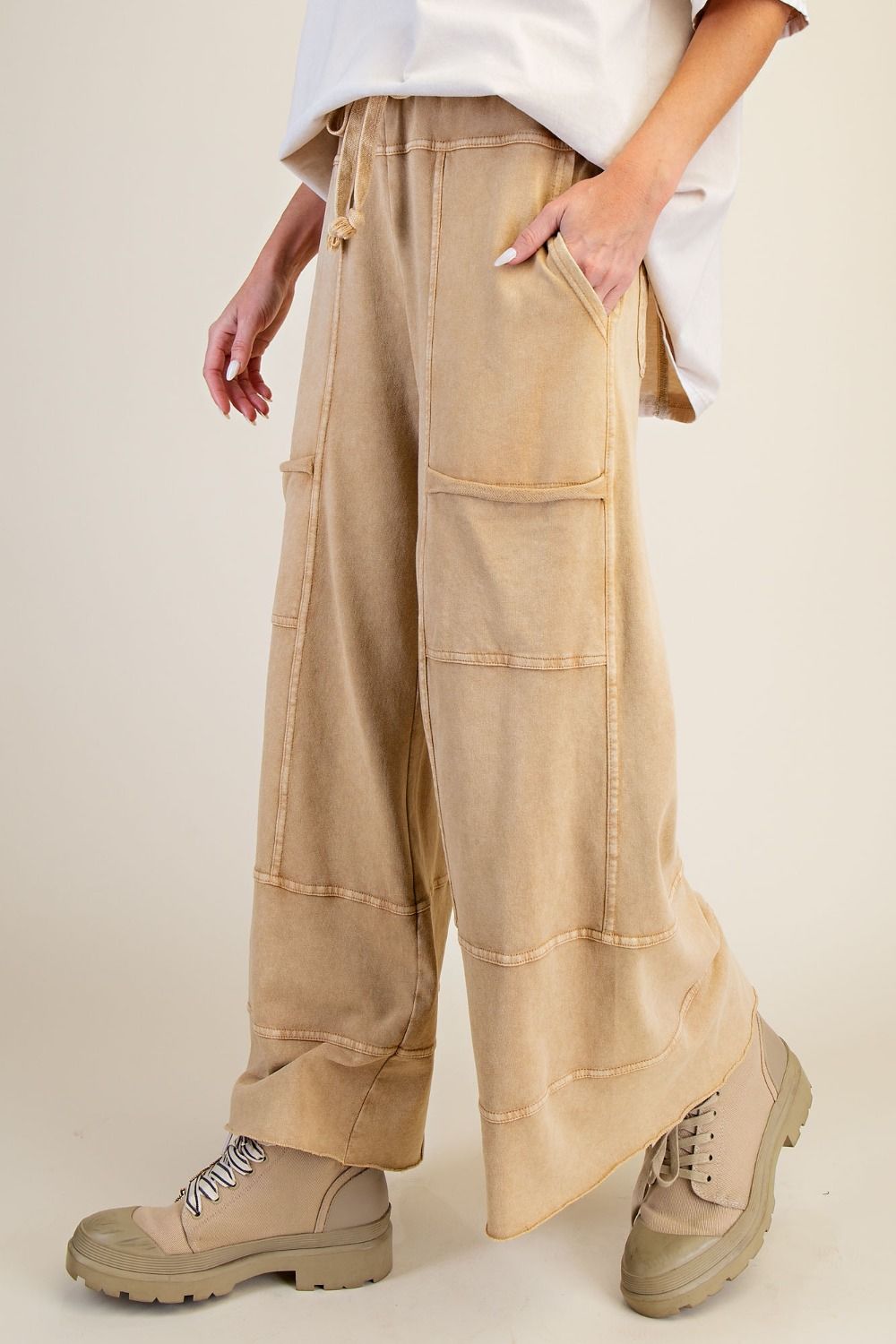 Mineral Washed Cargo Pants