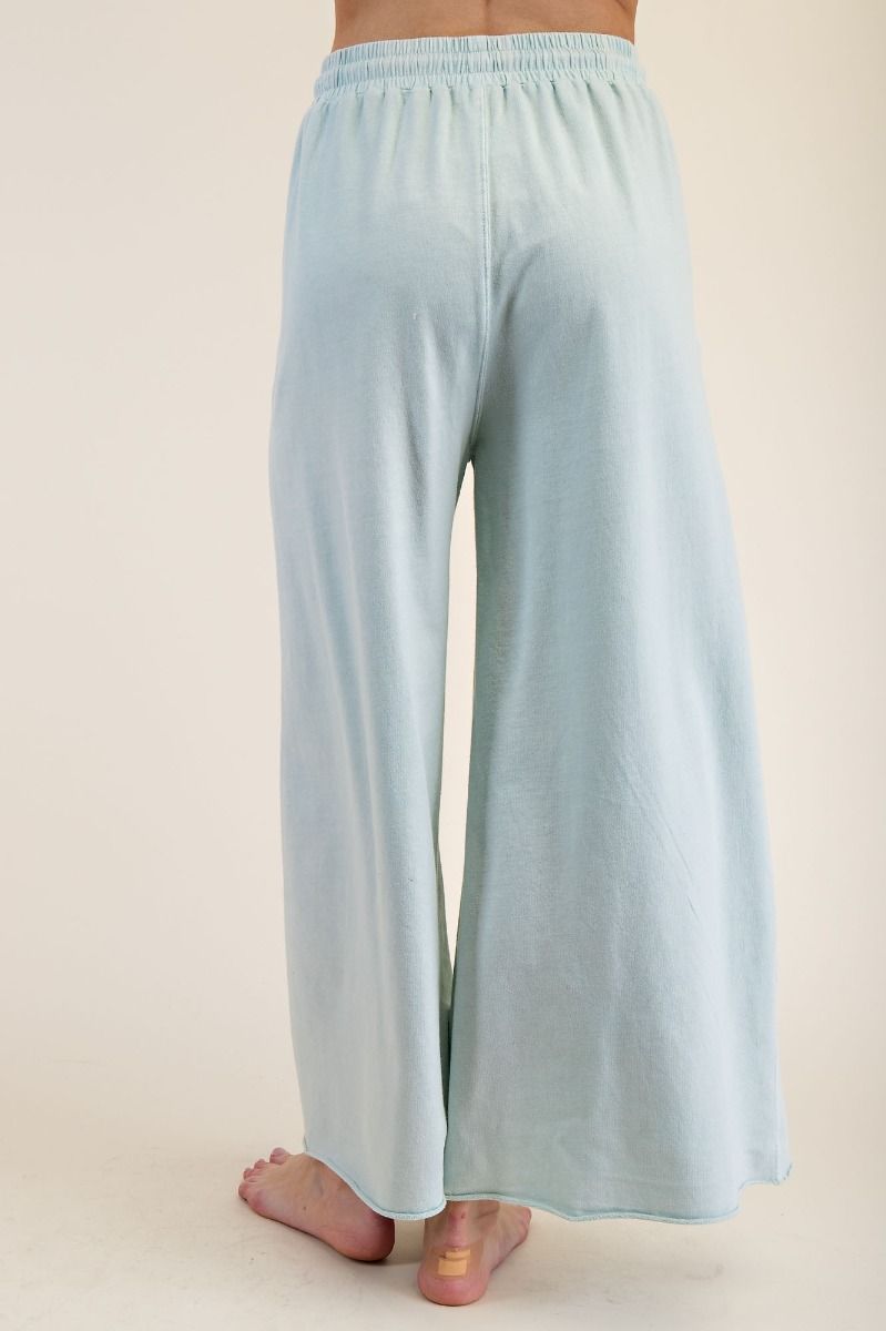 Wide Leg Terry Pants
