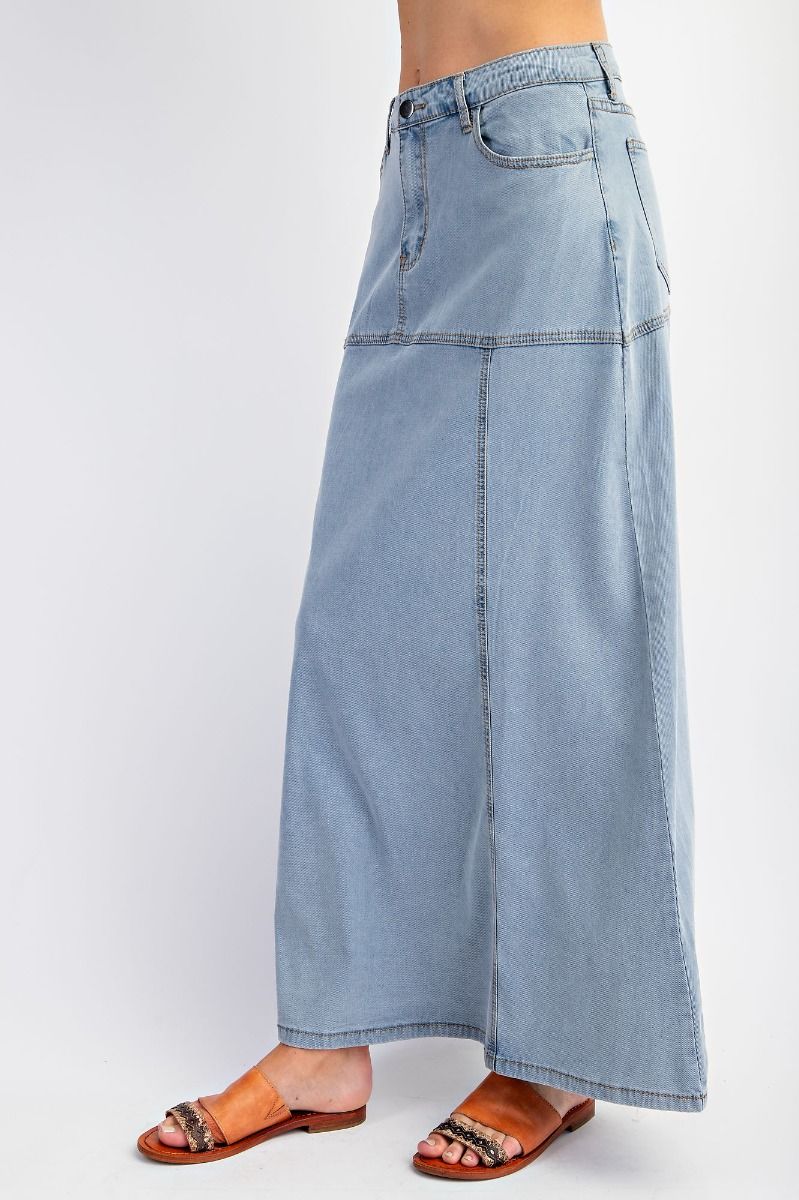 ベストセラー Washed Mercantile Mule Twisted – Skirt Maxi Denim スカート