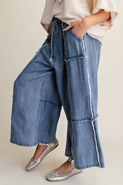 Tie Waist Palazzo Pants