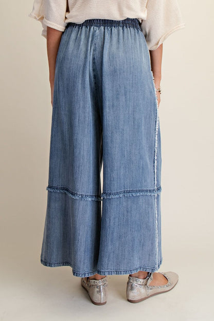 Tie Waist Palazzo Pants