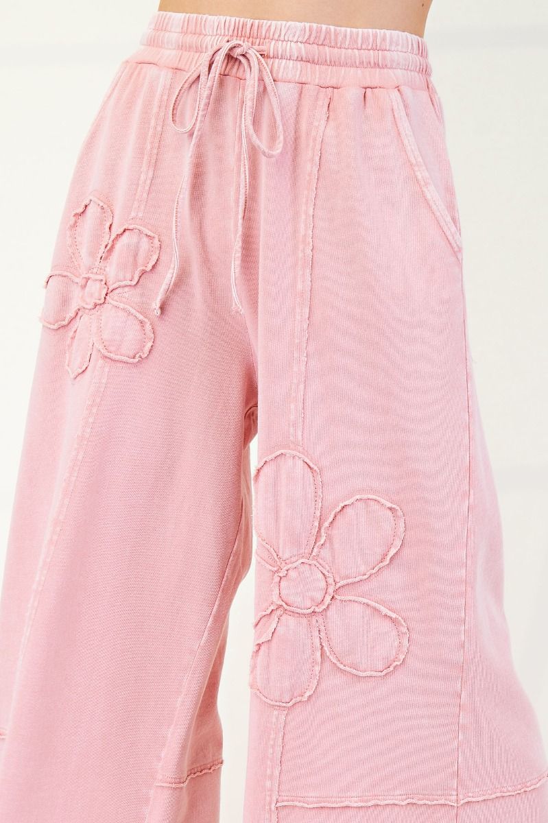 Flower Patch Knit Pants