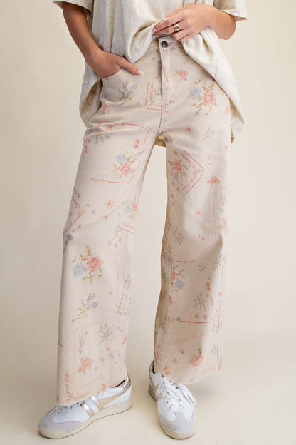 Cross Stitch Twill Pants