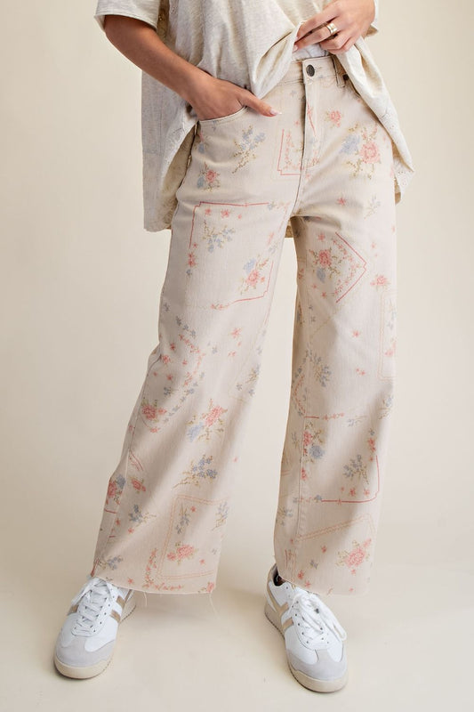 Cross Stitch Twill Pants