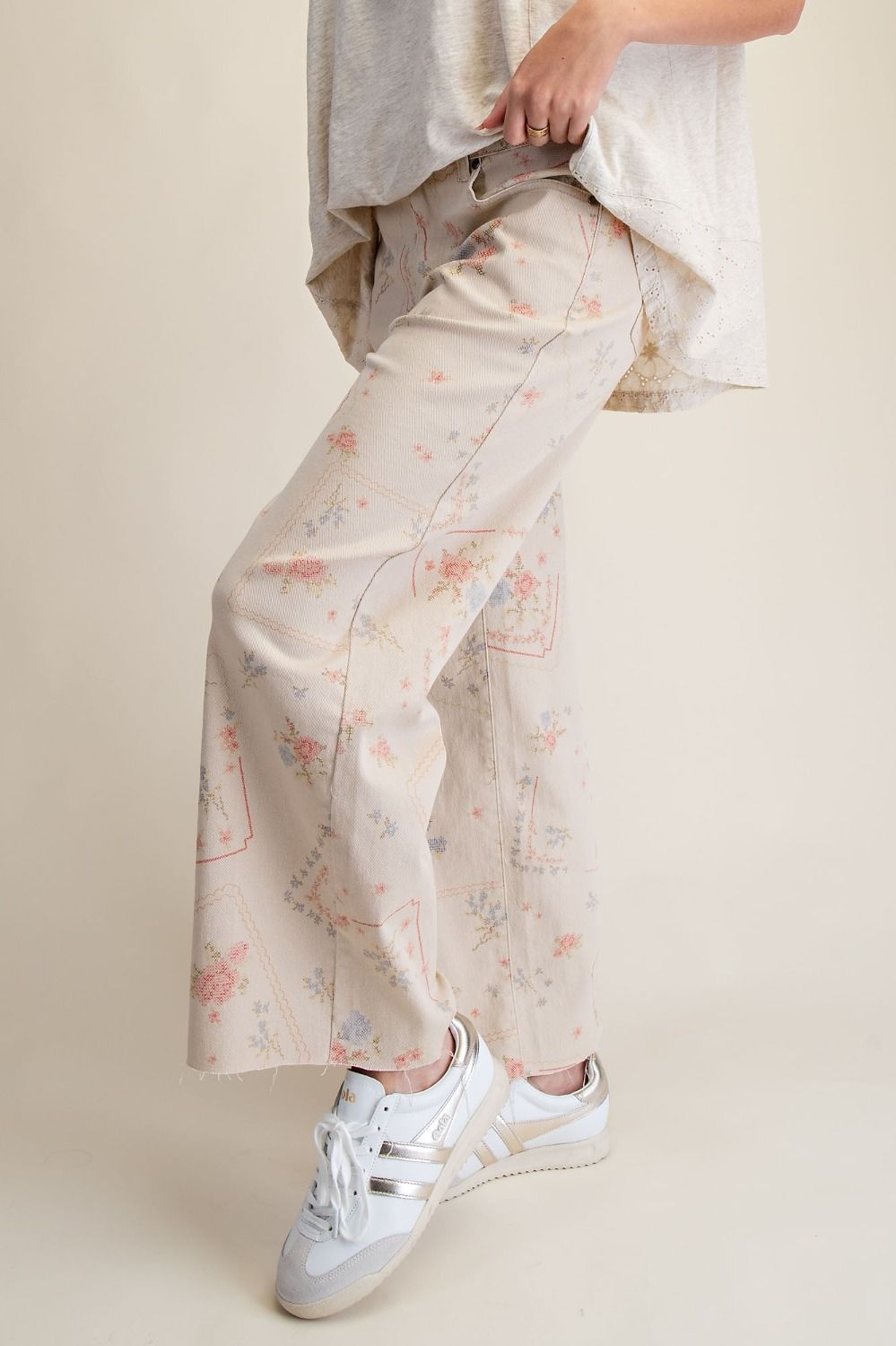 Cross Stitch Twill Pants