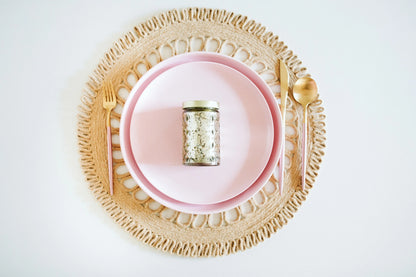 Sweet Grace Gold Glass Candle