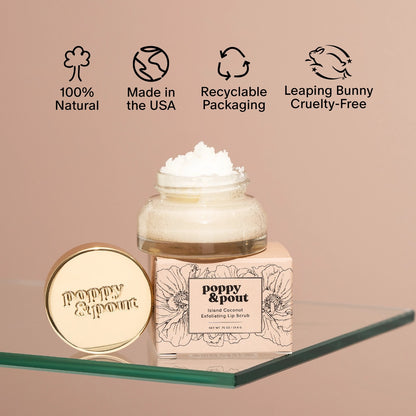 Island Coconut Lip Scrub