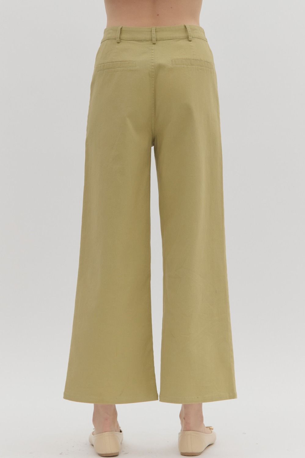 High Rise Wide Leg Pants