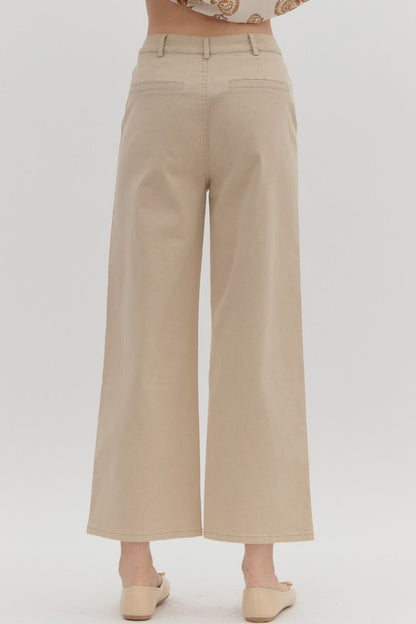 High Rise Wide Leg Pants