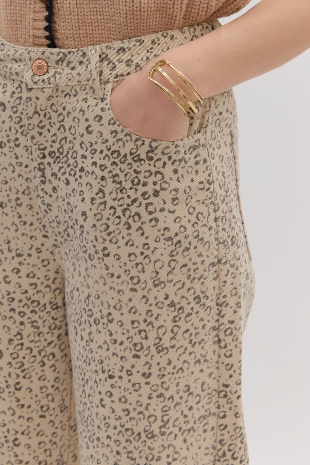 Leopard Wide Leg Pants
