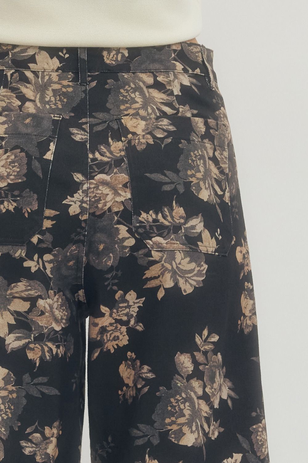 Floral Ankle Length Pants