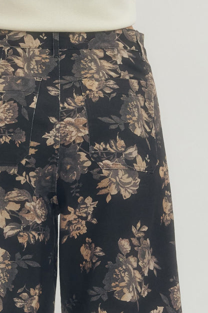Floral Ankle Length Pants