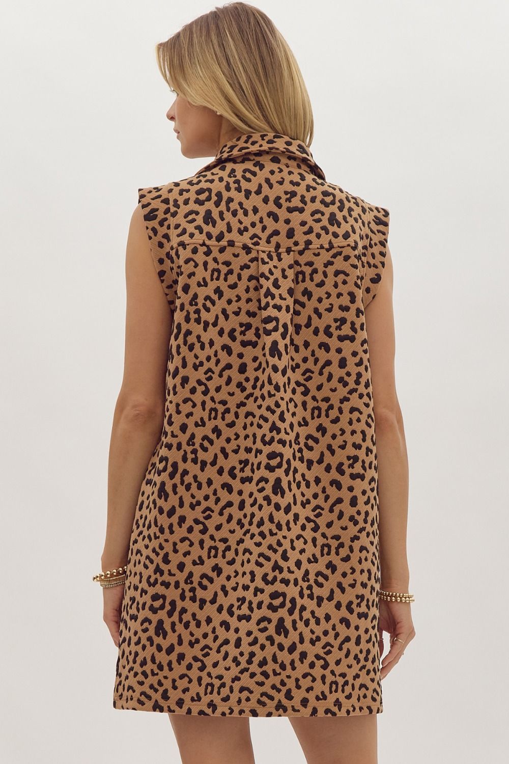 Leopard V-Neck Dress