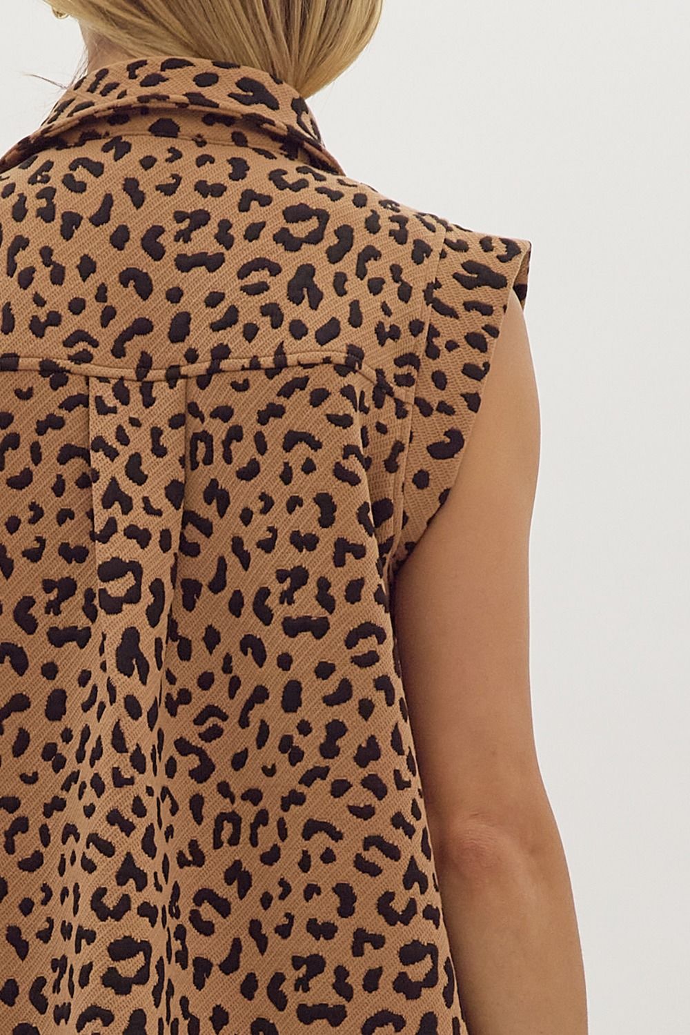 Leopard V-Neck Dress