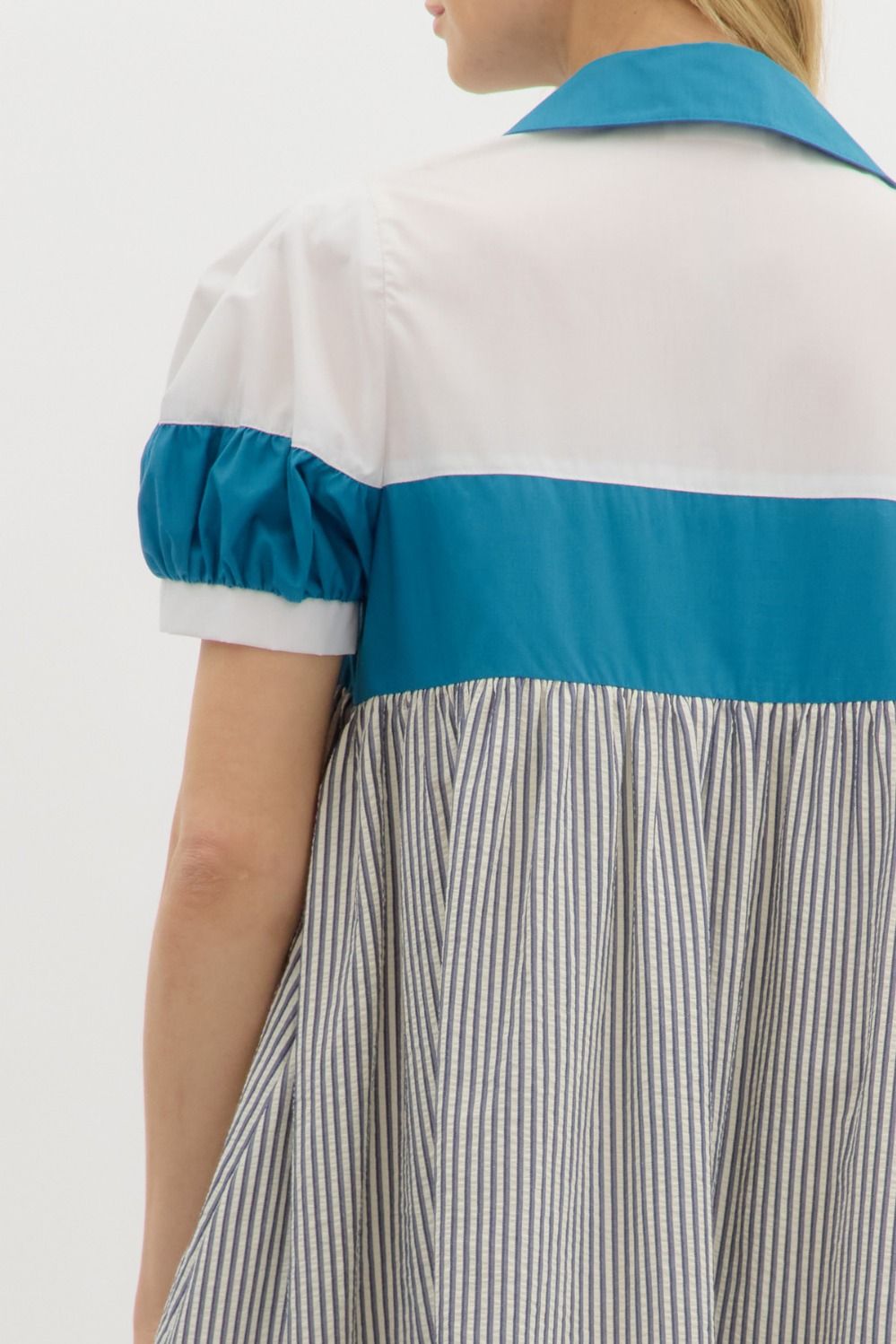 Colorblock Mini Dress