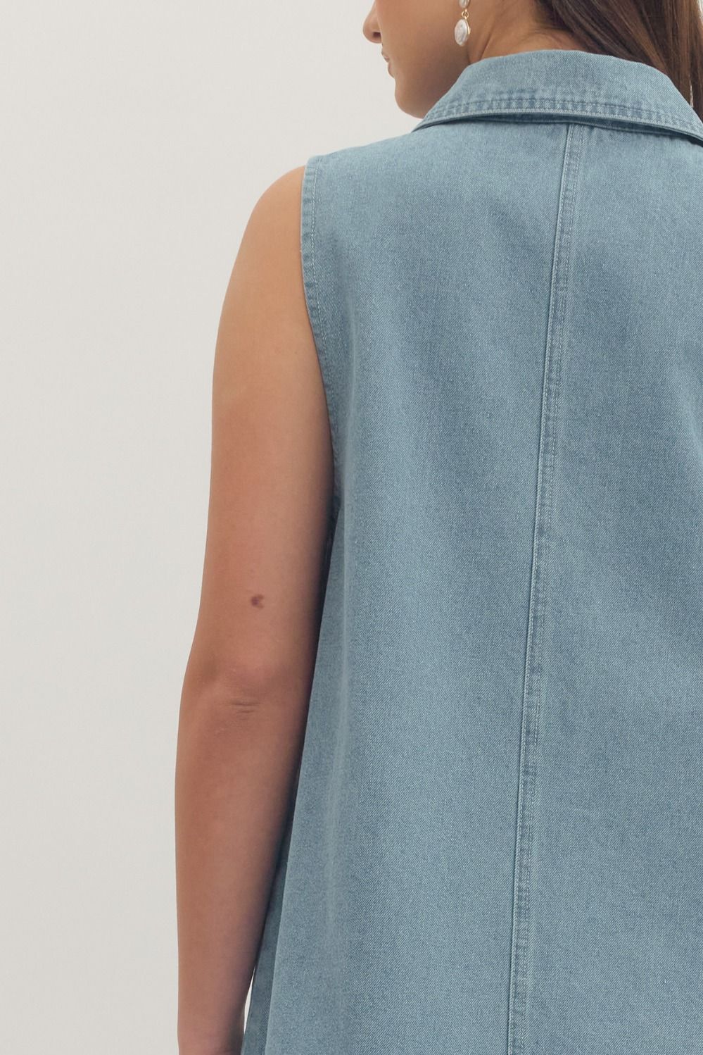 Denim Buckle Dress