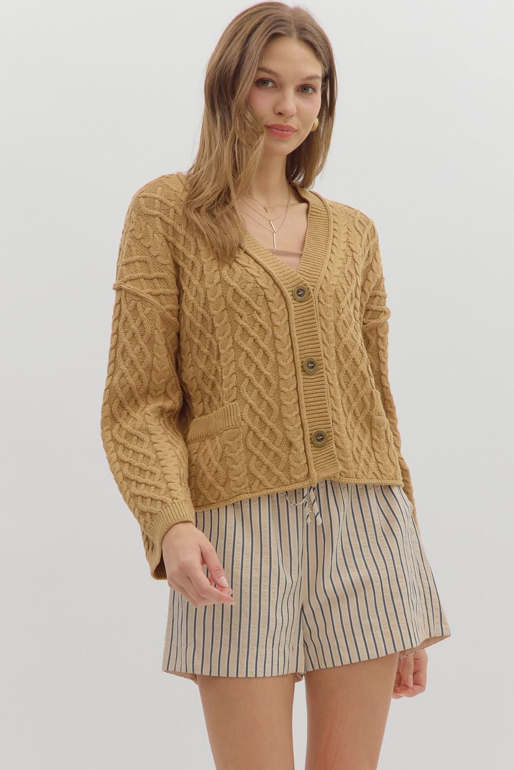 Cable Knit Cardigan
