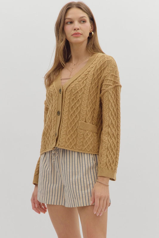 Cable Knit Cardigan